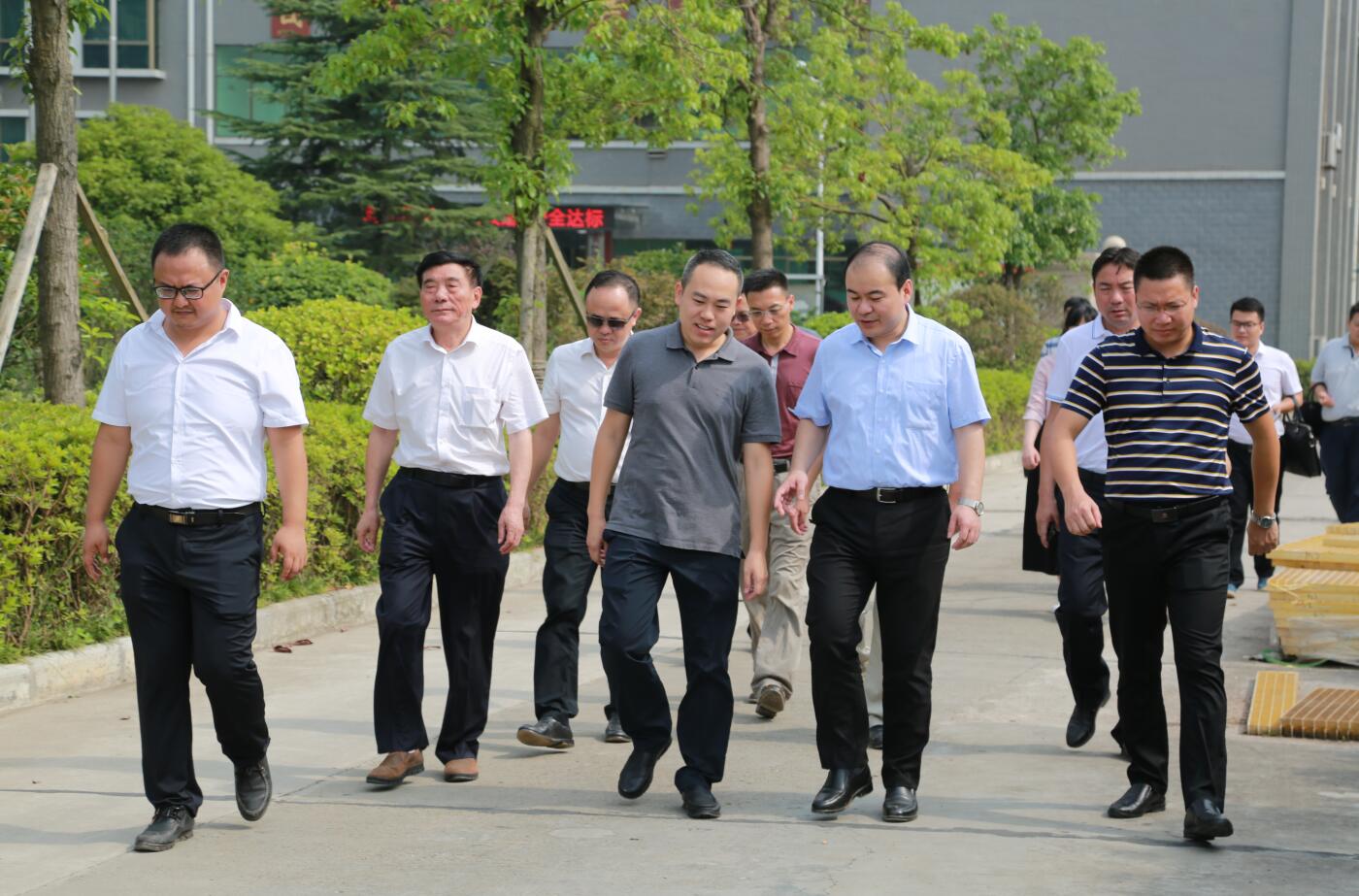 2018年7月，市委常委副市長朱健一行蒞臨公司指導(dǎo).JPG